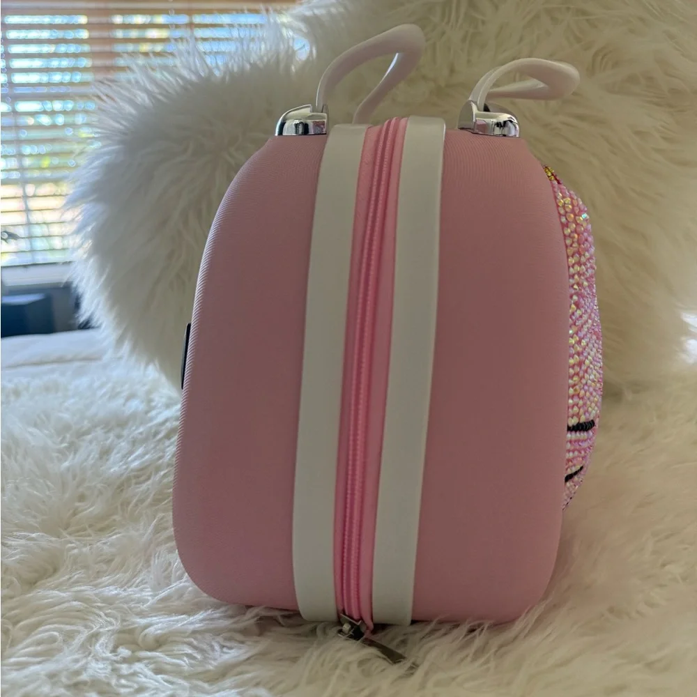 Hello Kitty Pink Rhinestone Handbag/Make up case - Picture 8 of 11